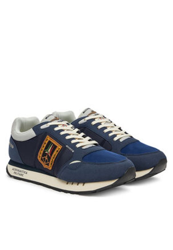 Niebieskie sneakersy Aeronautica Militare