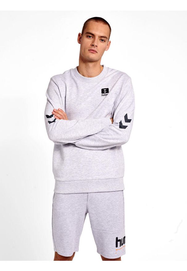 Bluza Hummel Legacy Liam. Kolor: szary. Materiał: tkanina