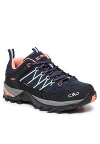 CMP Trekkingi Rigel Low Wmn Trekking Shoes Wp 3Q13246 Granatowy. Kolor: niebieski. Materiał: zamsz, skóra