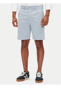 Pepe Jeans Szorty materiałowe PM801181 Błękitny Regular Fit. Kolor: niebieski. Materiał: bawełna #1