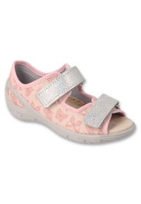 Befado obuwie dziecięce pu 063X014 różowe. Kolor: różowy