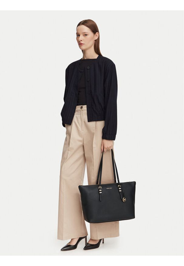 MICHAEL Michael Kors Torebka 30T6GQNT7L Czarny. Kolor: czarny. Materiał: skórzane