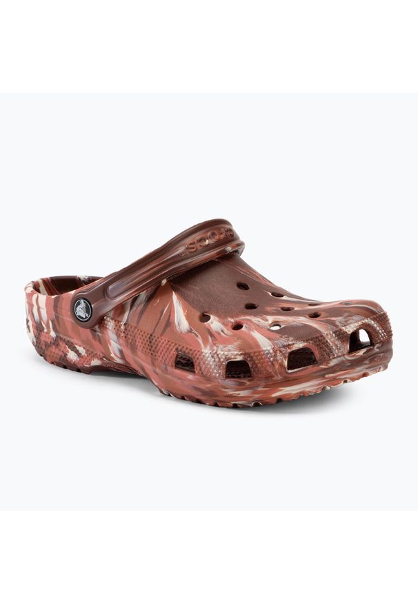 Klapki Crocs Classic Marbled Clog. Kolor: wielokolorowy, brązowy