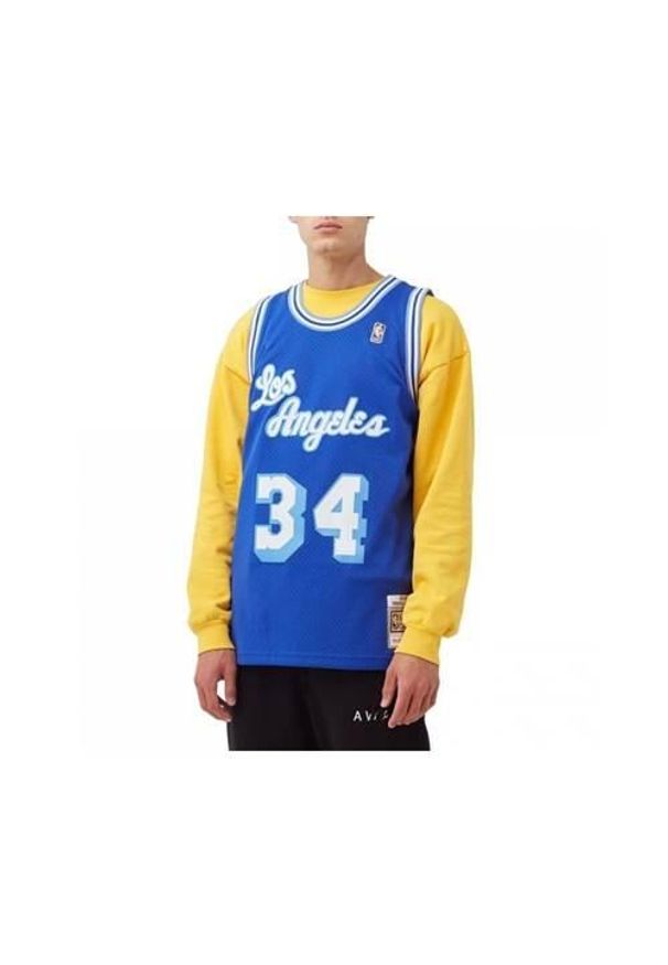 Koszulka tank Mitchell & Ness Nba Swingman Los Angeles Lakers Shaquille O'neal. Kolor: biały, wielokolorowy. Długość rękawa: bez rękawów