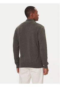 Barbour Sweter Half Zip MKN1074OL91 Zielony Regular Fit. Kolor: zielony. Materiał: bawełna #4