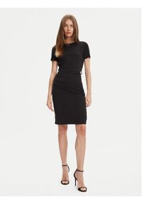 Guess Spódnica mini W5YD64 KAQL2 Czarny Regular Fit. Kolor: czarny. Materiał: wiskoza