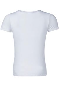 ENDURANCE - Koszulka do jogi Athlecia Julee Loose Fit. Kolor: biały. Materiał: poliamid