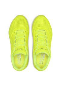 skechers - Skechers Sneakersy Night Shades 73667/NYEL Żółty. Kolor: żółty. Materiał: skóra #6