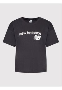 New Balance T-Shirt WT03805 Czarny Relaxed Fit. Kolor: czarny. Materiał: bawełna #4