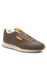 Reebok Sneakersy Glide 100032902-M Khaki. Kolor: brązowy. Materiał: skóra