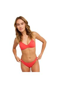 Roxy - Majtki bikini o średnim kryciu dla Kobiety SOLID ESSENTIALS Czerwony. Kolor: różowy. Materiał: poliester, elastan, tkanina #1