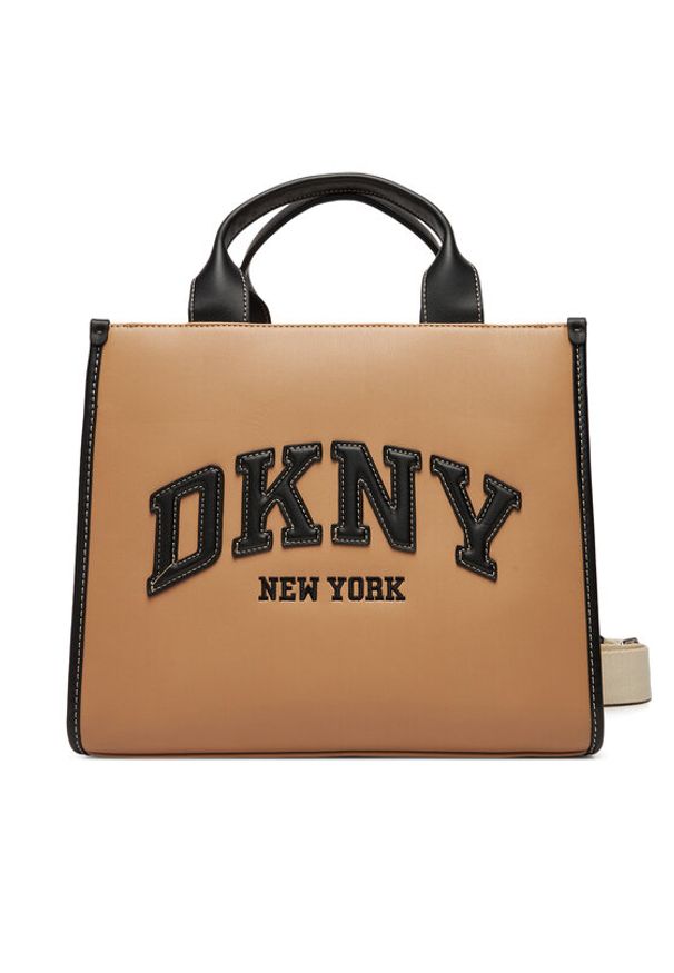 DKNY Torebka R52AZR57 Brązowy. Kolor: brązowy. Materiał: skórzane