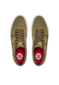 DC Shoes Tenisówki Teknic S ADYS300739 Khaki. Kolor: brązowy. Materiał: zamsz, skóra