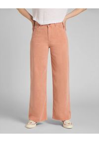 Lee - LEE Stella A Line DAMSKIE SPODNIE JEANSOWE TERRACOTTA L31SQHFR