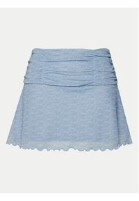 Juicy Couture Spódnica mini JCWGS23327 Niebieski Slim Fit. Kolor: niebieski. Materiał: syntetyk #6