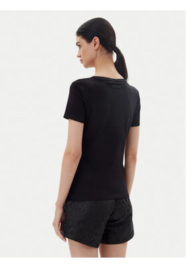 EA7 Emporio Armani T-Shirt 7W000133 AF10373 UC001 Czarny Regular Fit. Kolor: czarny. Materiał: bawełna