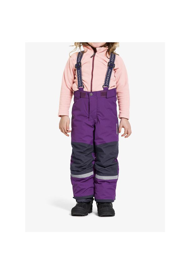 Spodnie dla dzieci Didriksons Idre Pants. Kolor: fioletowy. Sezon: zima. Sport: narciarstwo