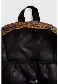 Vans plecak kolor brązowy duży wzorzysty VN0A3UI611D1-GoldenBrow. Kolor: brązowy #2