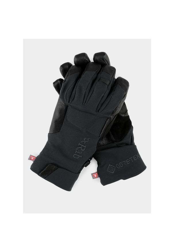 Rękawice górskie Rab Fulcrum GTX Glove. Kolor: czarny. Sport: turystyka piesza