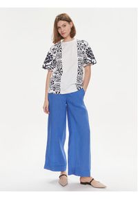 Weekend Max Mara T-Shirt Viterbo 2415971032 Biały Loose Fit. Kolor: biały. Materiał: bawełna