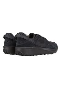 Nike - Męskie Skórzane Buty Sportowe Debut. Kolor: czarny. Materiał: skóra