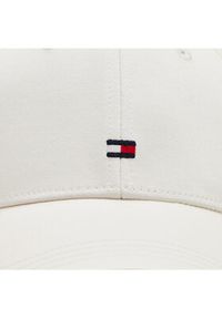 TOMMY HILFIGER - Tommy Hilfiger Czapka z daszkiem Essential Flag Cap AW0AW16360 Biały. Kolor: biały. Materiał: materiał #3