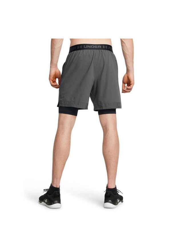 Spodenki krótkie męskie Under Armour Vanish Woven 2in1 Sts. Kolor: szary. Długość: krótkie