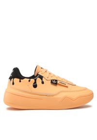 Adidas - adidas Buty Her Court GY3581 Pomarańczowy. Kolor: pomarańczowy. Materiał: skóra