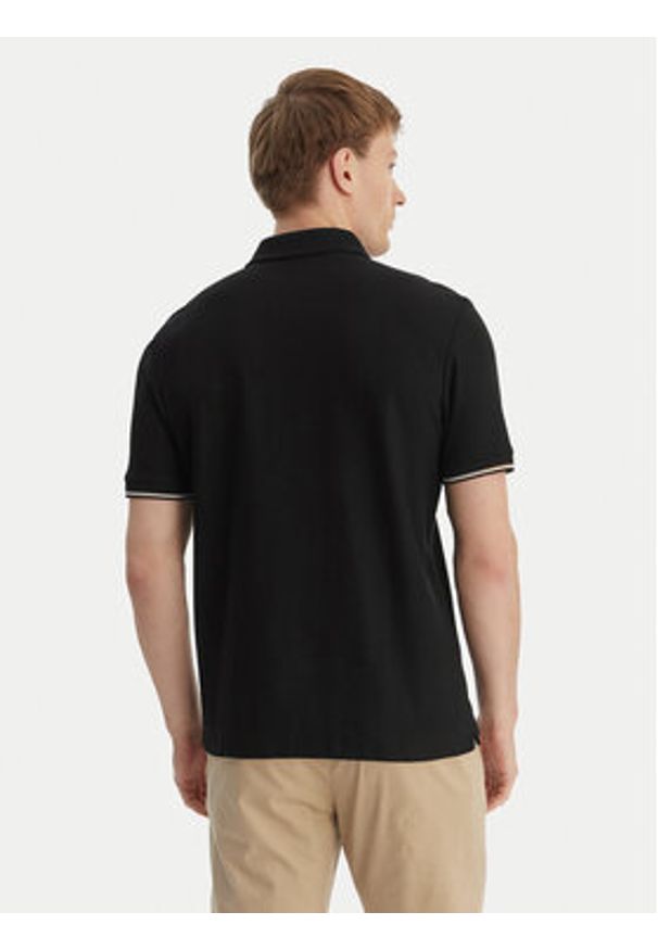 BOSS Polo C-Pei 04 50555108 Czarny Regular Fit. Typ kołnierza: polo. Kolor: czarny. Materiał: bawełna