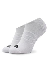 Adidas - adidas Zestaw 3 par niskich skarpet unisex Thin And Light IC1328 Kolorowy. Kolor: szary. Materiał: bawełna. Wzór: kolorowy #4