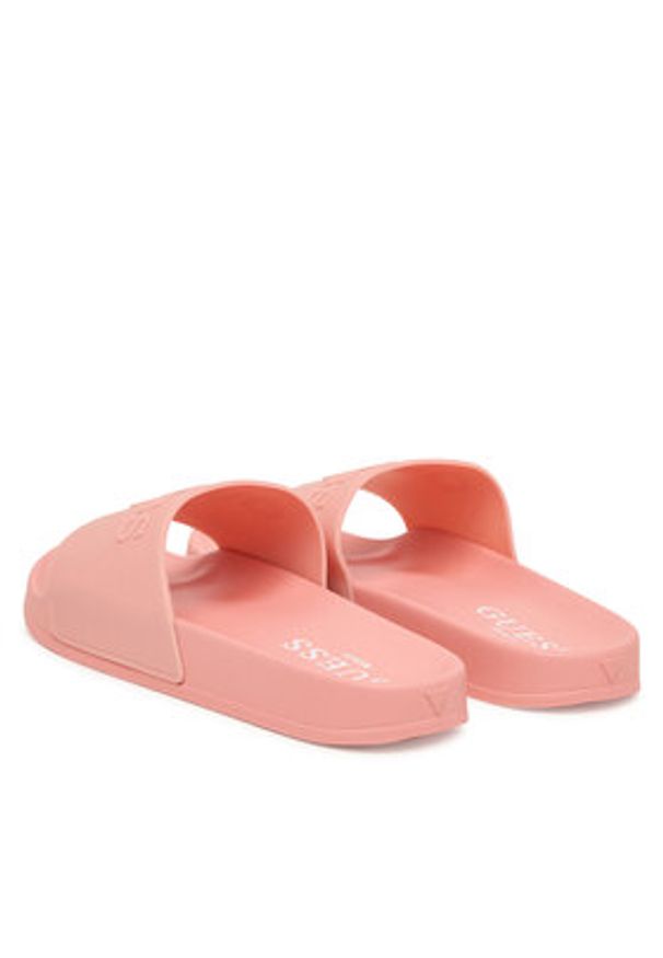 Guess Klapki E6GZ17 BB00F Różowy. Kolor: różowy. Materiał: syntetyk