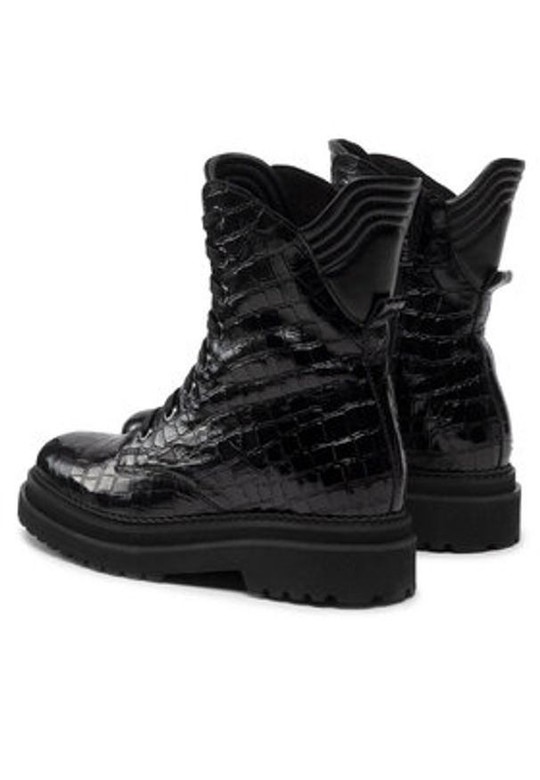 Rage Age Trapery RA-16-06-000414 Czarny. Kolor: czarny. Materiał: lakier, skóra