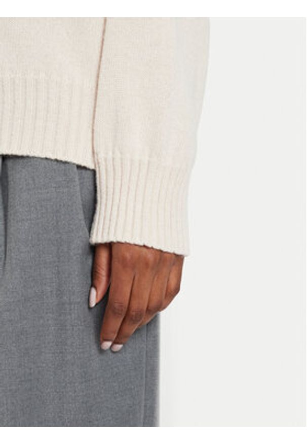 Kontatto Sweter 3M0177 Écru Regular Fit. Materiał: syntetyk