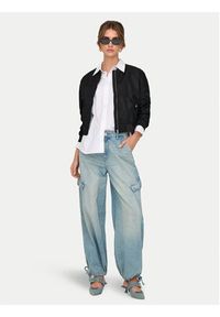only - ONLY Kurtka bomber Tatjano 15336394 Czarny Regular Fit. Kolor: czarny. Materiał: syntetyk #6