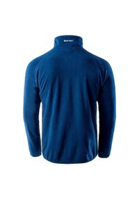 Hi-tec - Polar męski Camolin. Kolor: niebieski. Materiał: polar. Sezon: zima. Sport: turystyka piesza