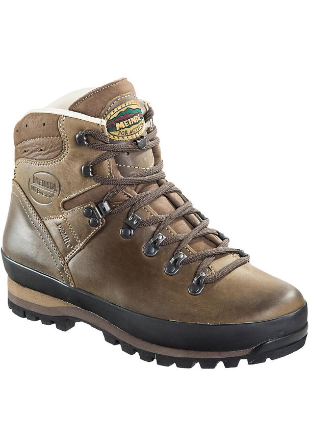 MEINDL - Buty trekkingowe męskie Meindl Borneo 2 MFS. Kolor: brązowy. Materiał: nubuk, skóra. Sport: turystyka piesza
