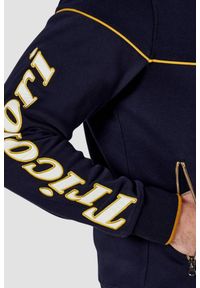 Aeronautica Militare - AERONAUTICA MILITARE Granatowa bluza męska Embroidered Color-block, Rozmiar 3XL. Kolor: niebieski #2