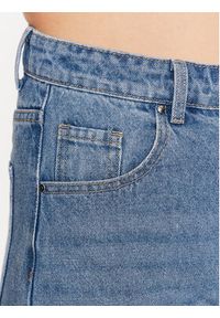 Edited Szorty jeansowe EDT6803001 Niebieski Loose Fit. Kolor: niebieski. Materiał: bawełna
