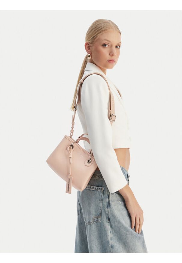 Emporio Armani Torebka EW000382 AF12036 M1332 Różowy. Kolor: różowy. Materiał: skórzane