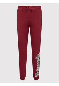 Bench Spodnie dresowe Corey 117381 Bordowy Regular Fit. Kolor: czerwony. Materiał: bawełna