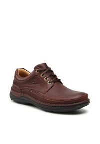 Clarks Półbuty Nature Three 203390057 Brązowy. Kolor: brązowy. Materiał: skóra