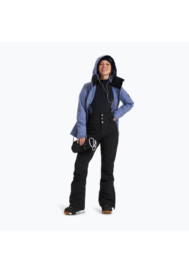 Roxy - Spodnie snowboardowe damskie ROXY Rising High. Kolor: czarny. Sezon: zima. Sport: snowboard