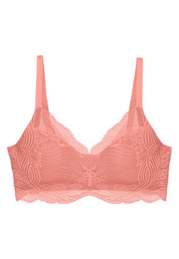 Triumph Biustonosz bezfiszbinowy Lift Smart P EX 10215939 Koralowy. Kolor: pomarańczowy. Materiał: syntetyk