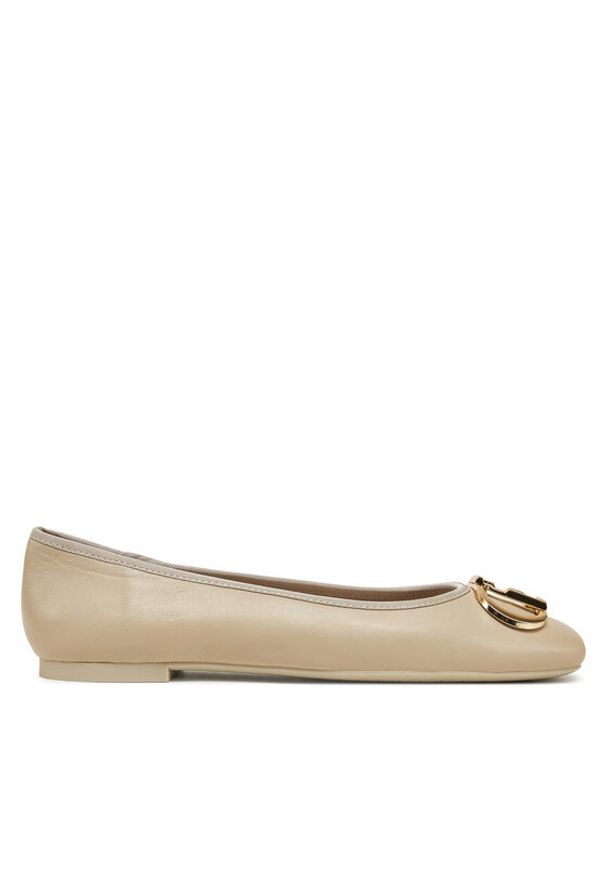 Liu Jo Baleriny Dafne 04 SA5033 PX460 Beżowy. Kolor: beżowy. Materiał: skóra