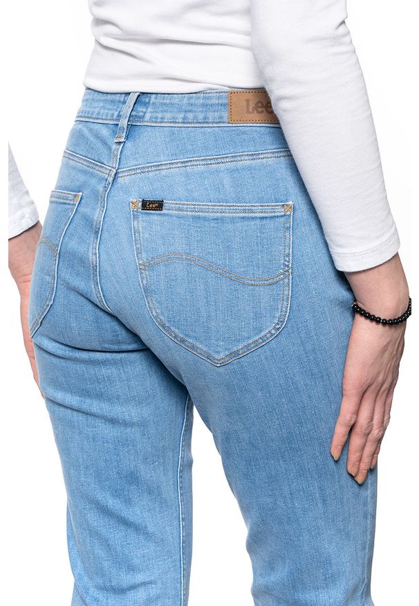 Lee - LEE MARION STRAIGHT DAMSKIE SPODNIE JEANSOWE MID LINA L301OPSR 112139755