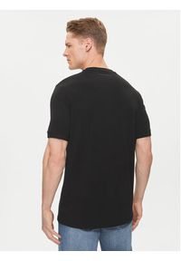Karl Lagerfeld - KARL LAGERFELD T-Shirt 755055 542221 Czarny Regular Fit. Typ kołnierza: dekolt w karo. Kolor: czarny. Materiał: bawełna #4
