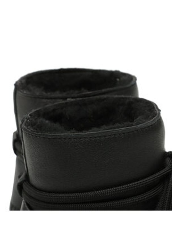 Inuikii Śniegowce Full Leather 75202-087 Czarny. Kolor: czarny. Materiał: skóra
