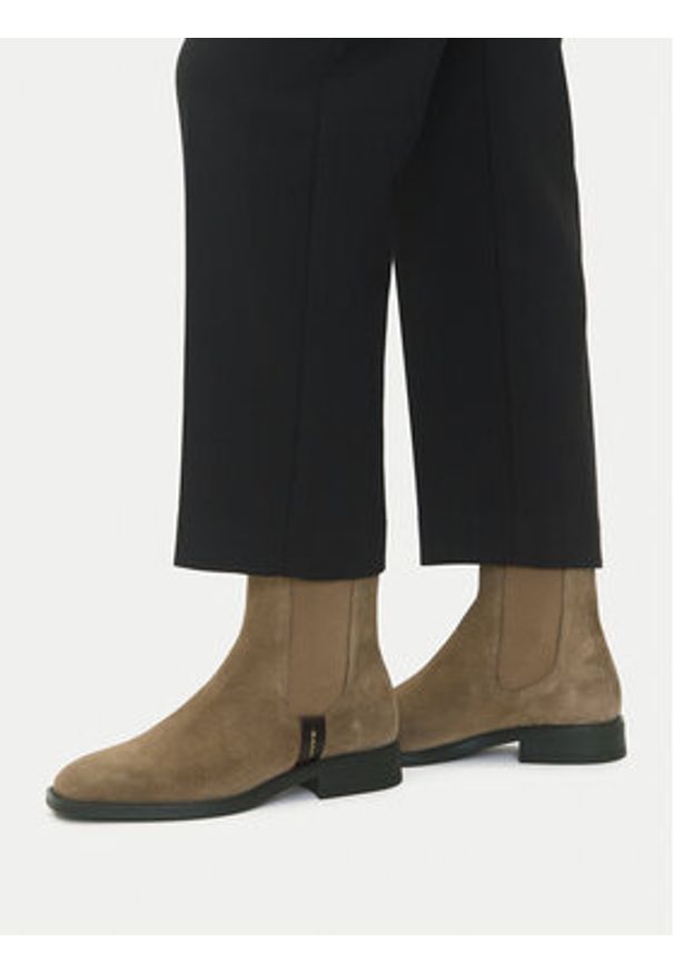 GANT - Gant Sztyblety 31553127 Khaki. Kolor: brązowy. Materiał: skóra, zamsz