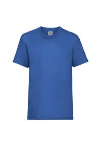 FRUIT OF THE LOOM - Koszulka Dziecięca Valueweight. Kolor: niebieski. Sport: turystyka piesza