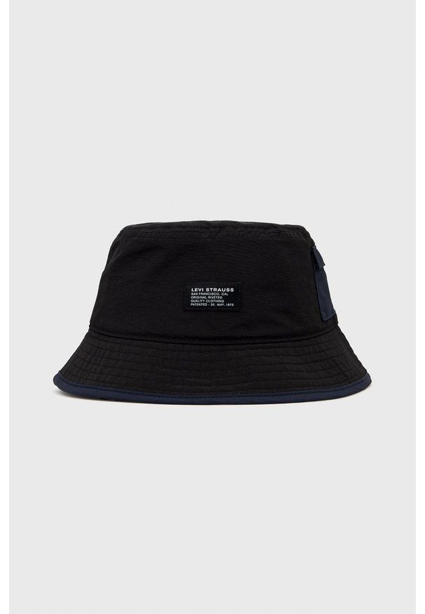 Levi's® - Levi's kapelusz kolor czarny. Kolor: czarny